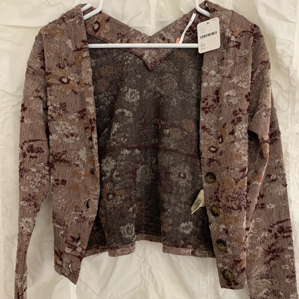 NWT✨ Vintage Free People Floral Blazer